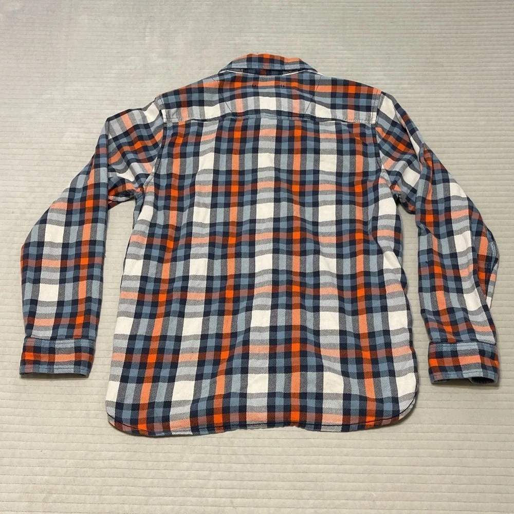 The North Face Flannel Mens M Plaid Lined Collar Band Outdoor Heavy